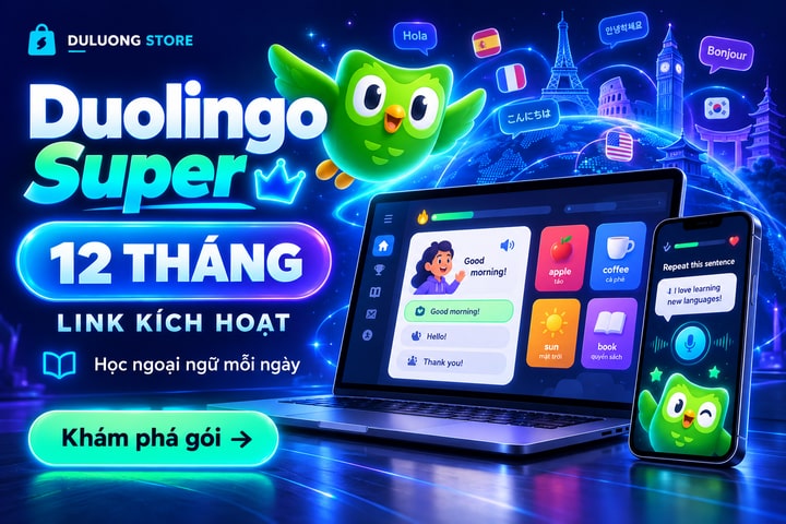 Duolingo - LINK SUPER 12 MONTHS (NW)