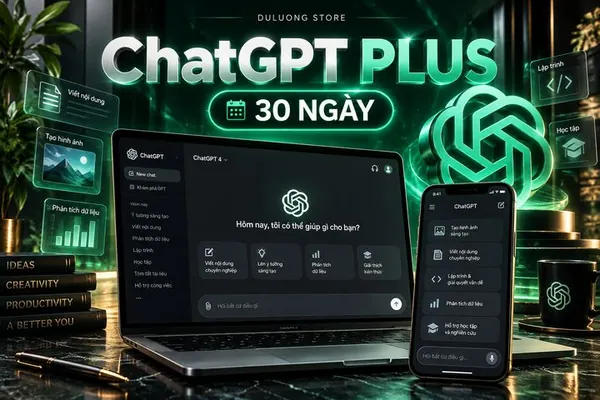 [KBH] ChatGPT Plus 30 Ngày