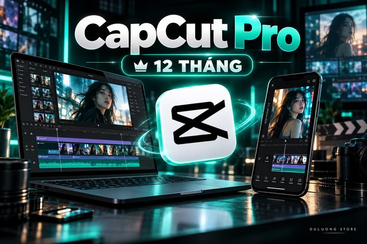 [BHF] Capcut pro 12 Tháng